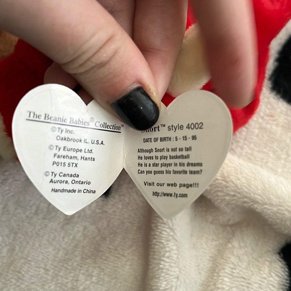 Snort beanie baby-95